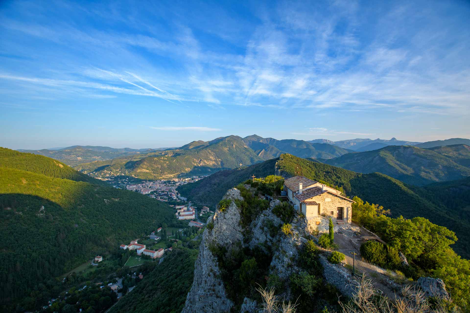 Digne les Bains dans les Alpes de Haute Provence