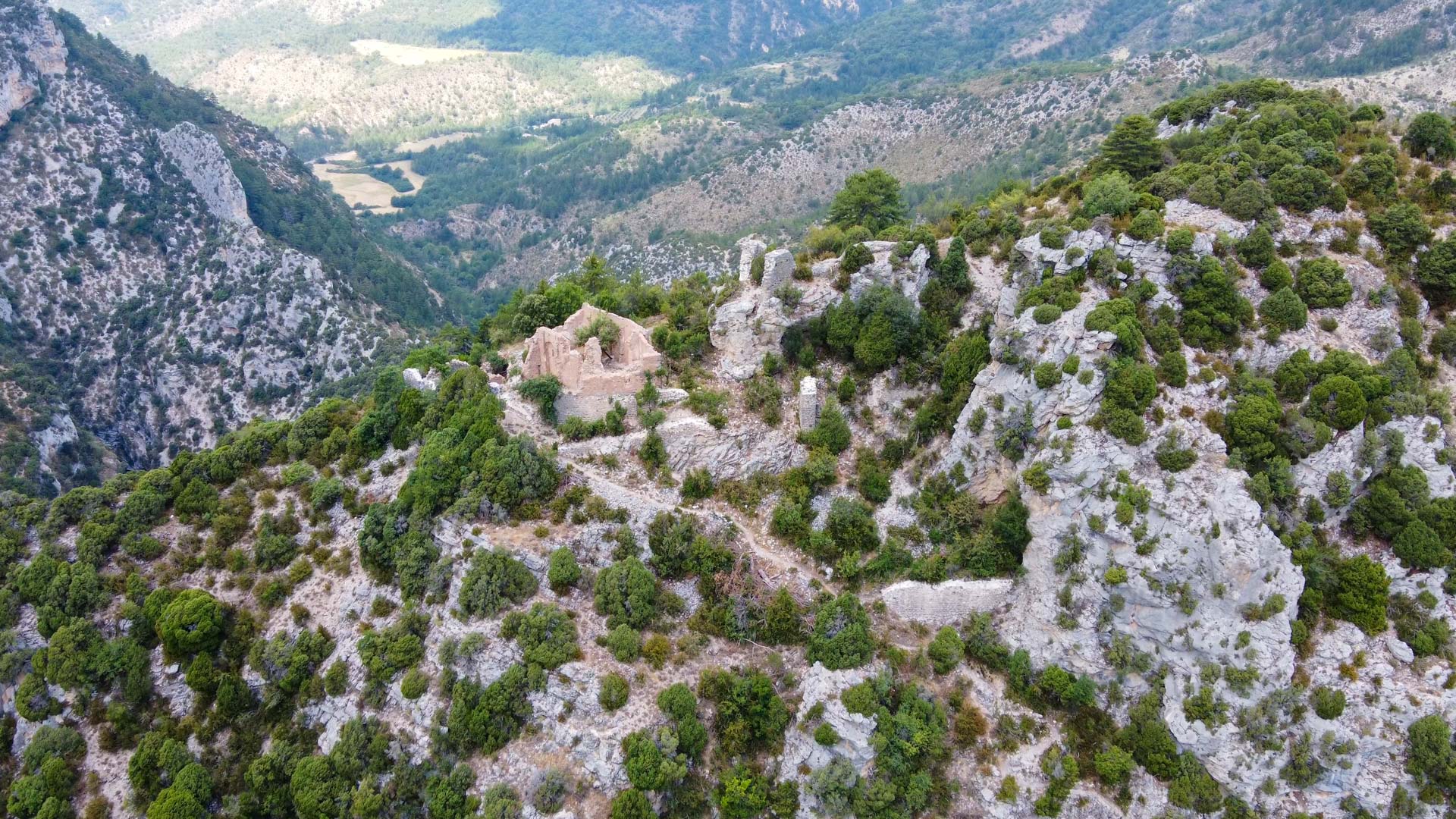Le monastère Saint-André dans les Gorges de Trévans