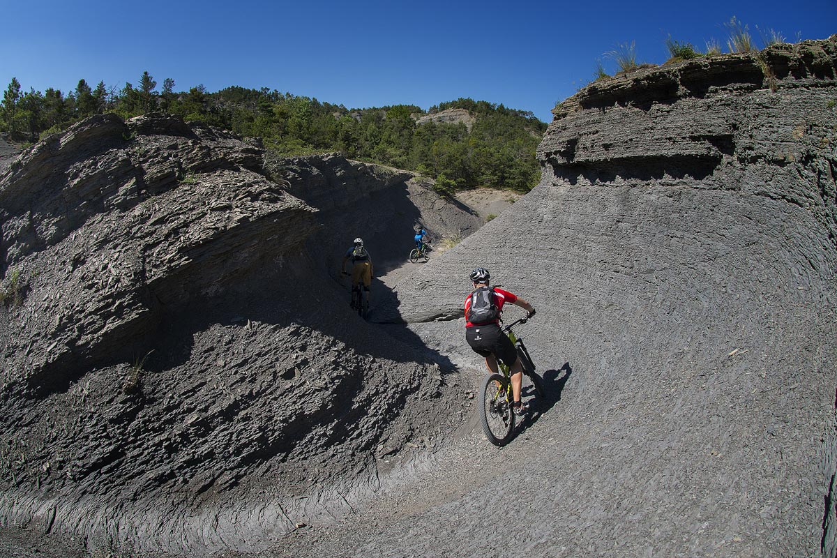 VTT dans les terres noires  Digne les Bains